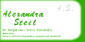 alexandra steil business card